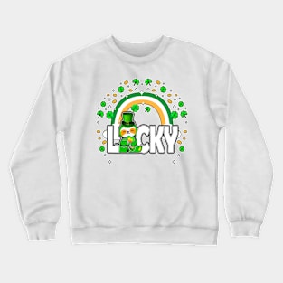 Leprechaun Sloth love Irish Shamrock St Patricks Day 2021 Crewneck Sweatshirt